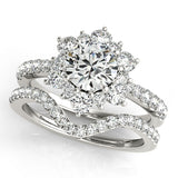 Floral Design Engagement Ring