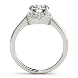 Only $154/mo GIA certified 1.0 ct J-SI1 halo diamond ring
