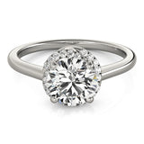 Only $154/mo GIA certified 1.0 ct J-SI1 halo diamond ring